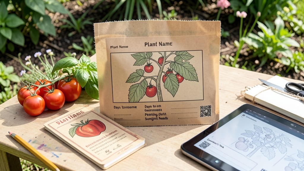 Seed Envelope Template: Customizable Labels for Organized Seed Saving