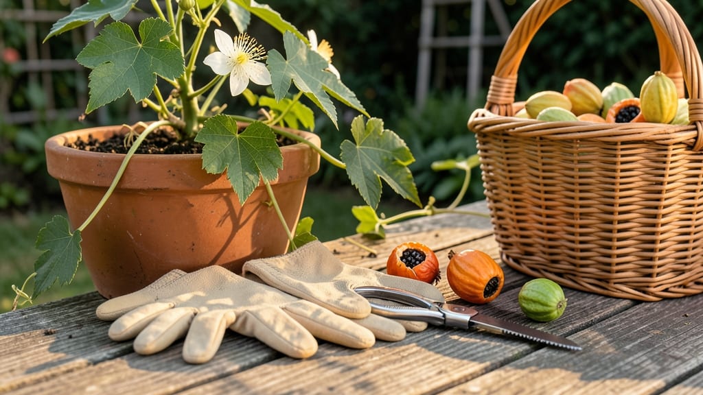 Passionflower Seed Pods: Twist-Free Harvesting for Viable Year-Round Seeds
