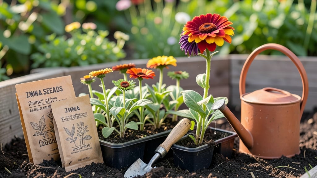 Zinnias From Seed To Bloom: Vibrant Blooms in Just 60 Days