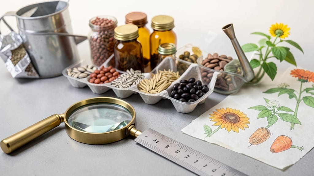 Seed Identification Guide: Visual Cheat Sheet for Gardeners and Foragers
