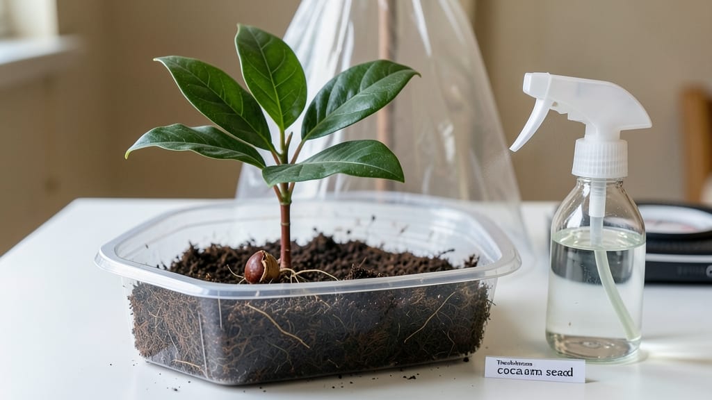 Cocoa Seed Germination: Humidity-Controlled Sprouting in 21 Days