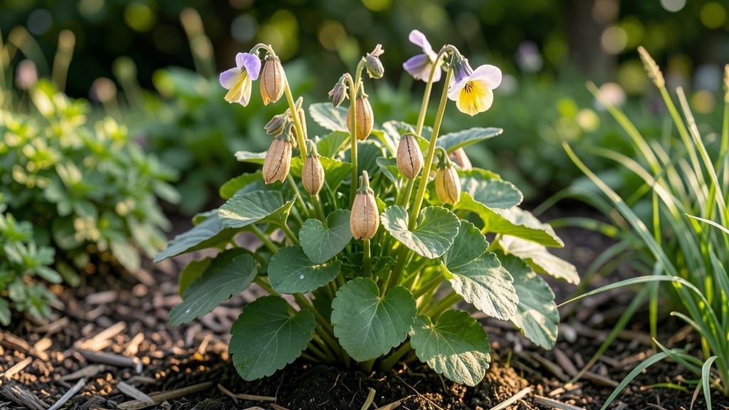 Pansy Seed Pods: Natural Twist-Release for Effortless Seed Collection