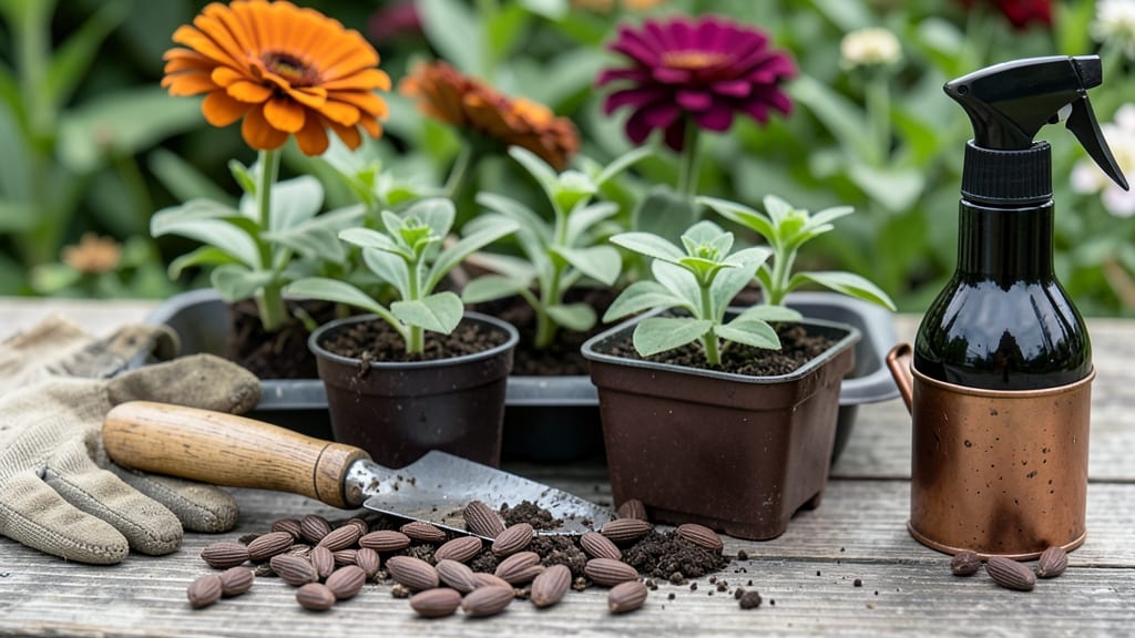 Zinnia From Seed to Flower: Pollinator-Powered Blooms in 60 Days