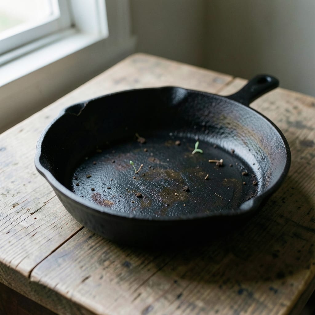 The cast iron skillet