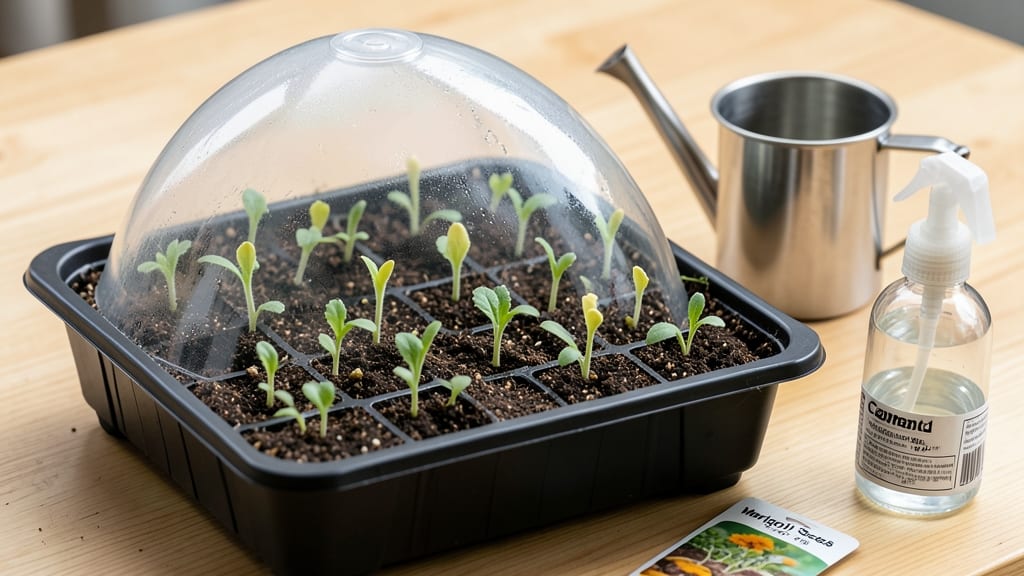 Marigold Seed Sprouts: Cold-Stressed Viability for Reliable Blooms Next Season