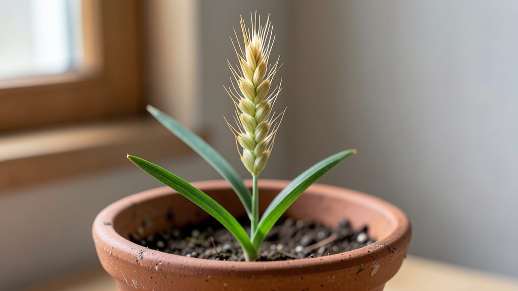 Wheatgrass Seed Head: Cold-Stressed Blooms for Viable Year-Round Saving