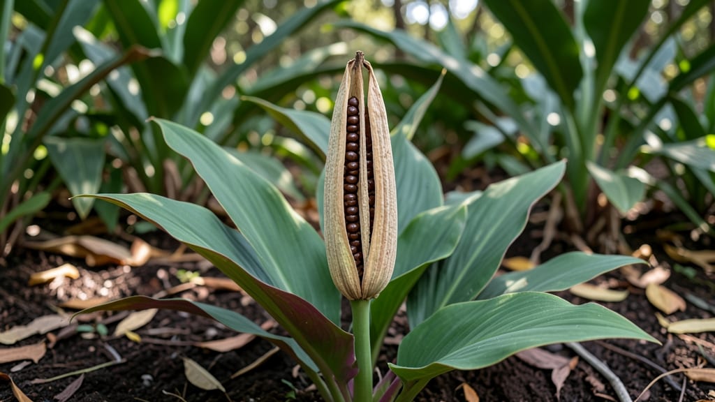 Cana Lilly Seed Pods: Non-Twist Design for Effortless Seed Extraction