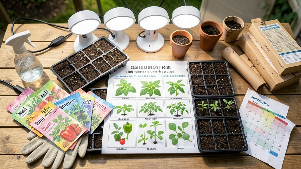 Indoor Seed Planting Chart: Month-by-Month Germination Timeline