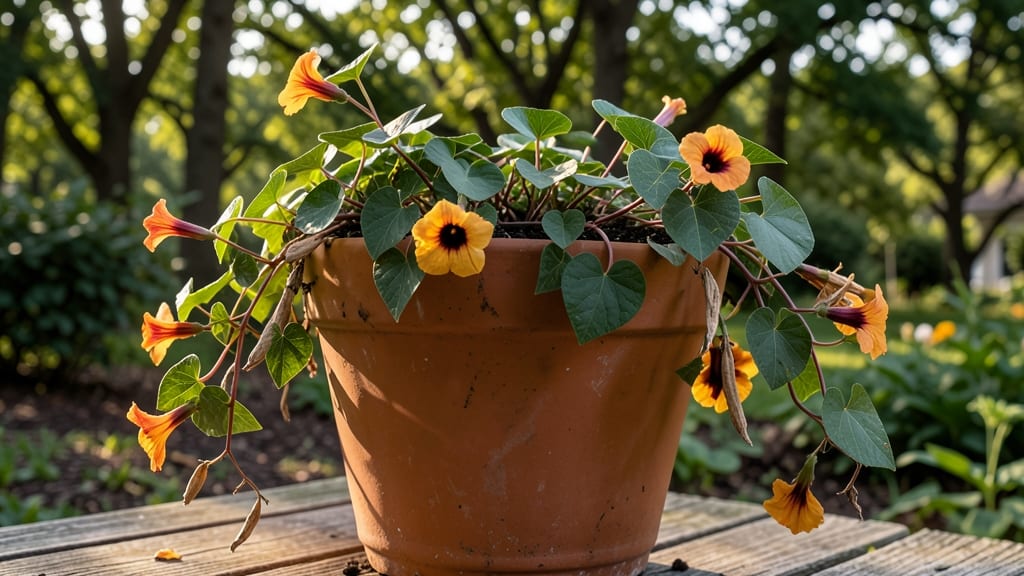 Black Eyed Susan Vine Seed Pods: Cold-Stressed Germination for Next Year’s Blooms