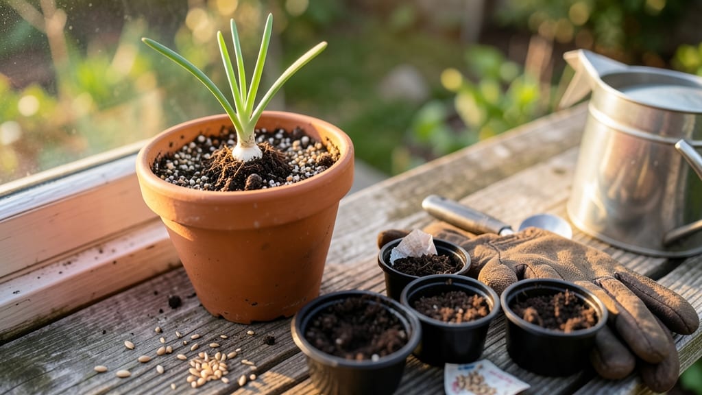 How to Grow Onions from Seed in Pots: Balcony Garden Harvest in 12 Weeks